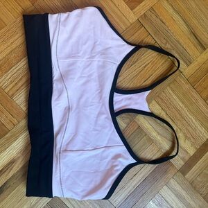 SOLID & STRIPED Sport Pink and Black Activewear Top
